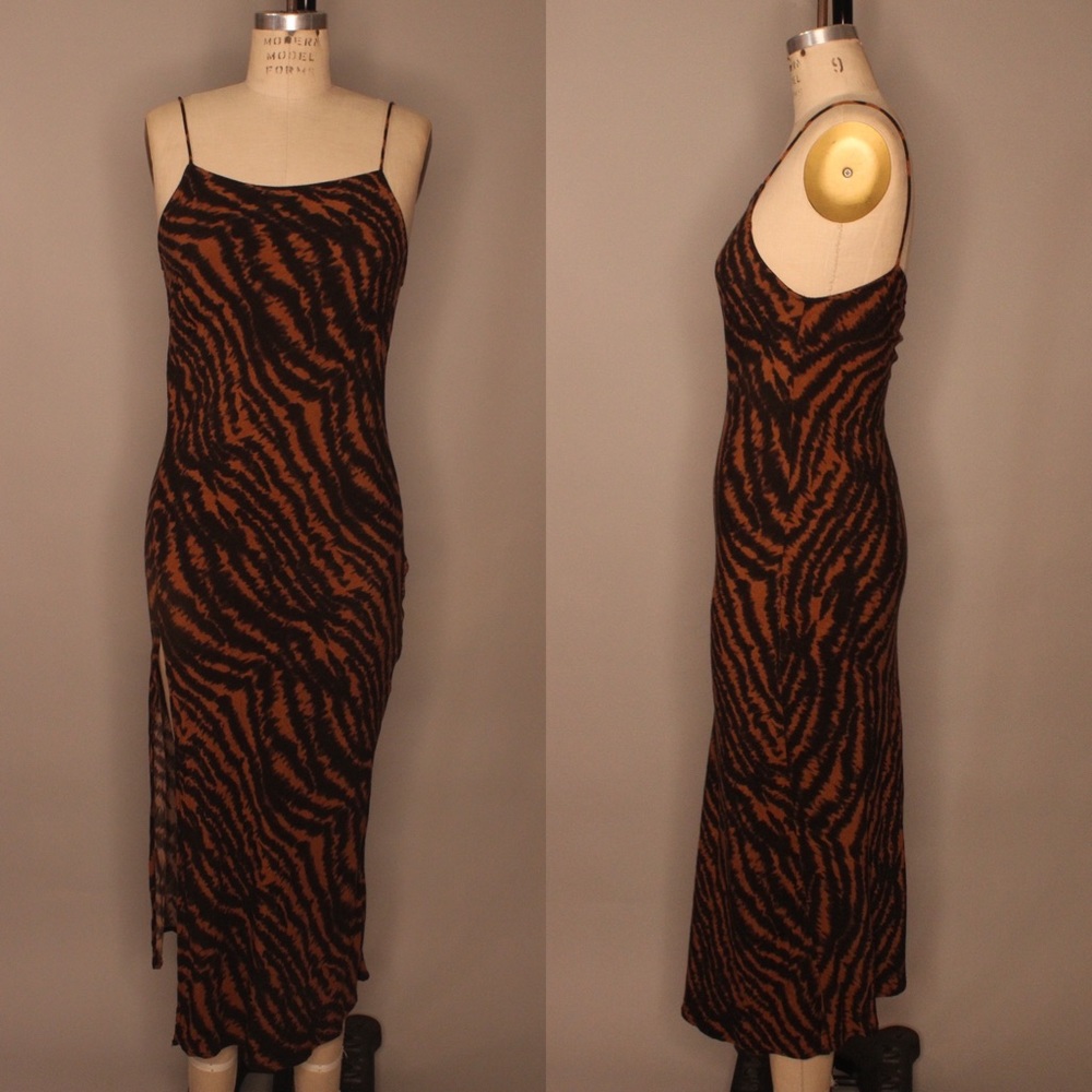 Animal Quincy Midi Dress from Dollskill
